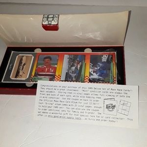 c RARE NEW 1989 MAXX RACE CARDS RED TOOL BOX SEALED